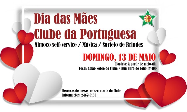 Clube Português de Niterói: Alegria e emoção marcaram a Festa do Dia das  Mães » Jornal Casa da Gente